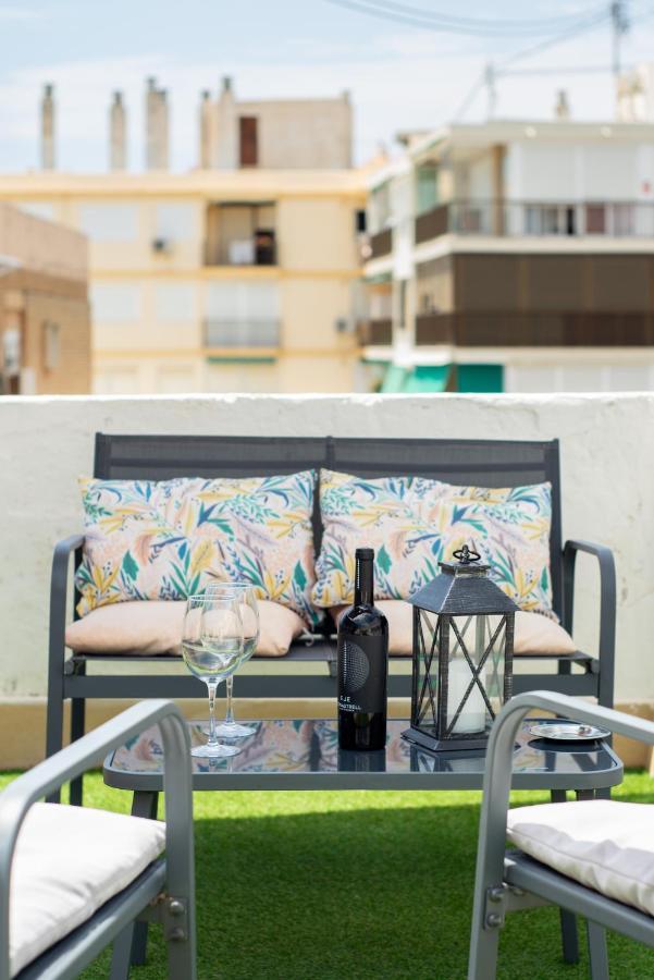 엘 캄펠로 Atico Frente Al Mar 2 Terrazas Barbacoa Y Parking Sujeto A Disponibilidad 아파트 외부 사진