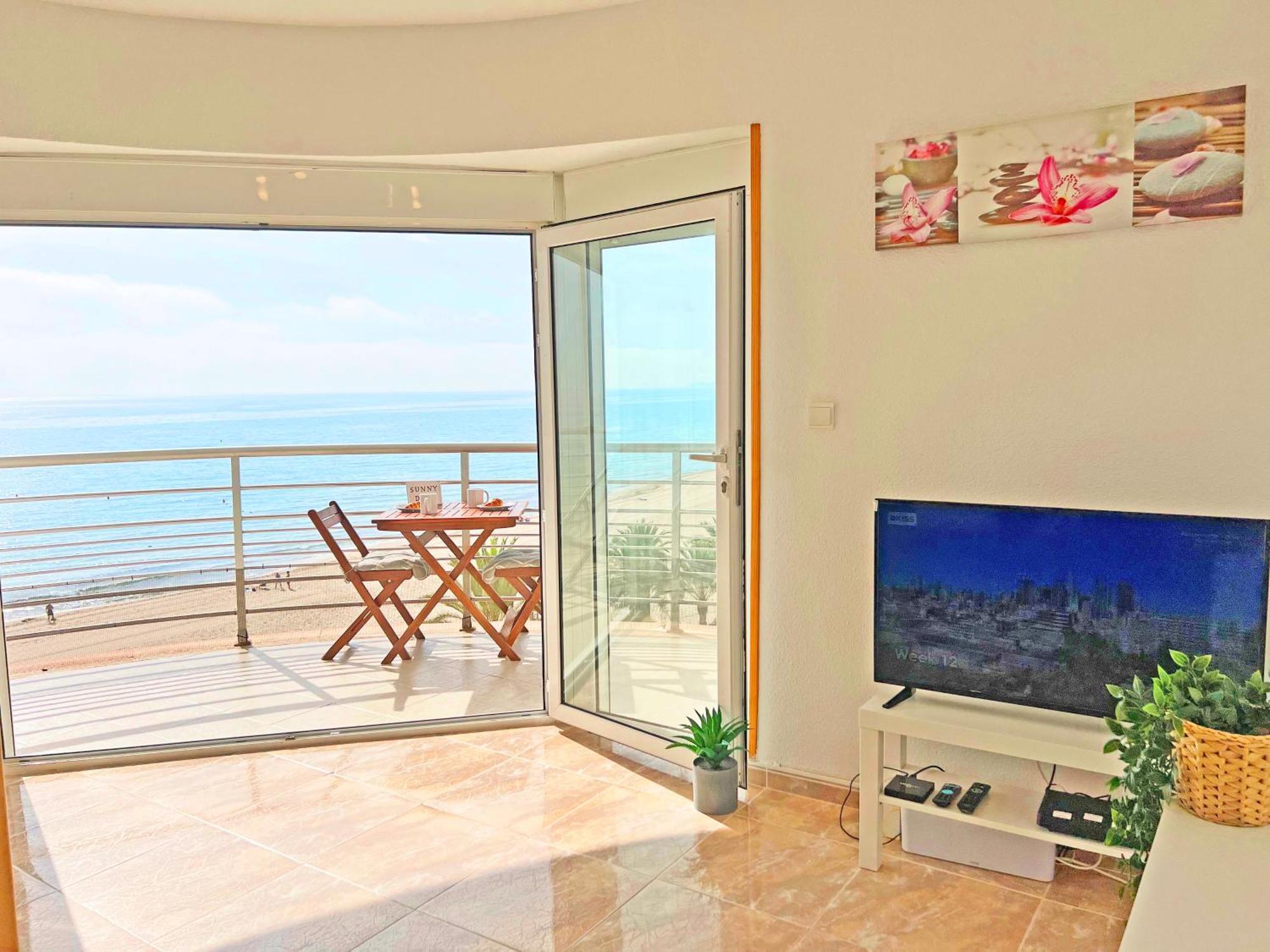 엘 캄펠로 Atico Frente Al Mar 2 Terrazas Barbacoa Y Parking Sujeto A Disponibilidad 아파트 외부 사진