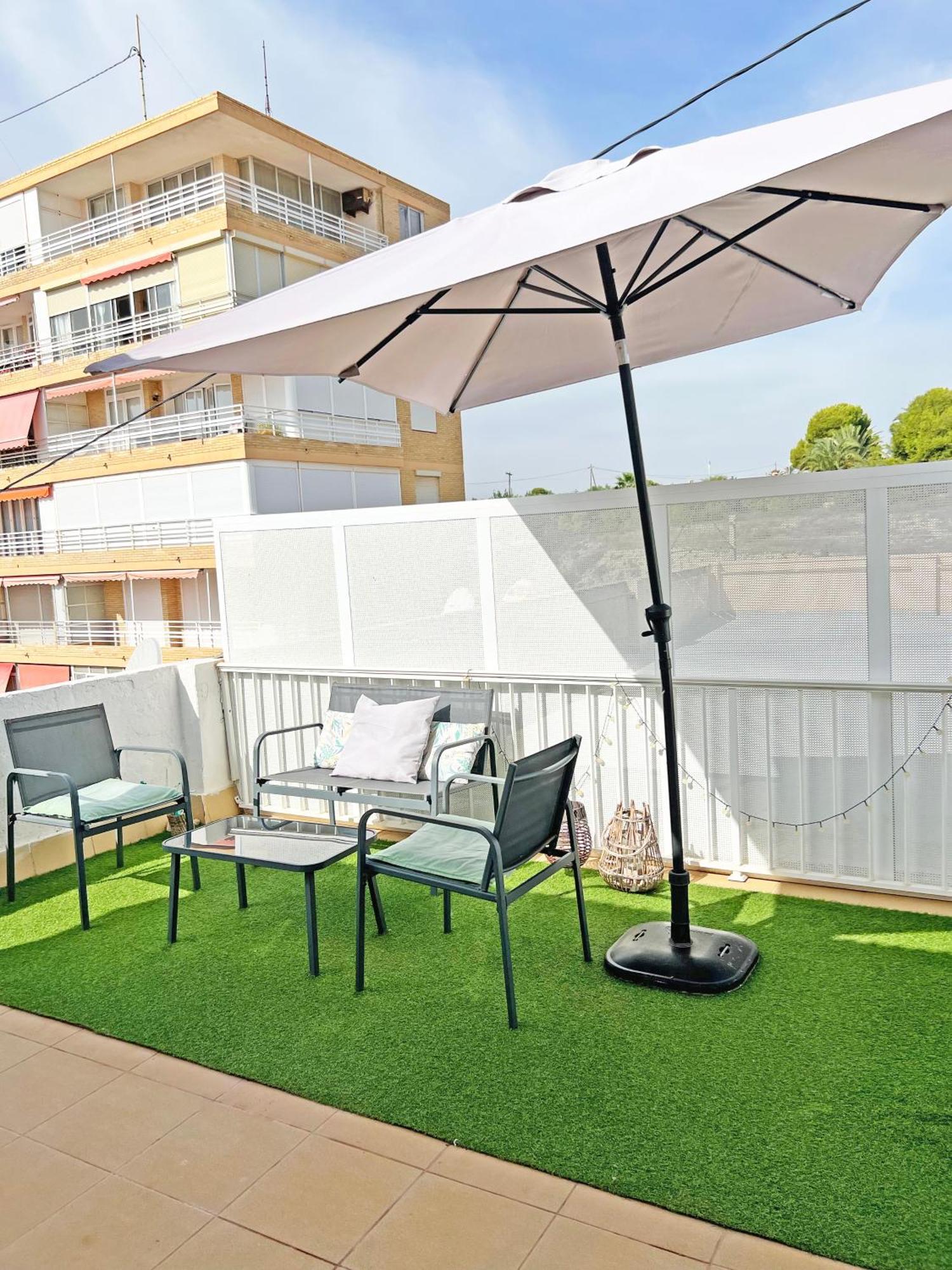 엘 캄펠로 Atico Frente Al Mar 2 Terrazas Barbacoa Y Parking Sujeto A Disponibilidad 아파트 외부 사진