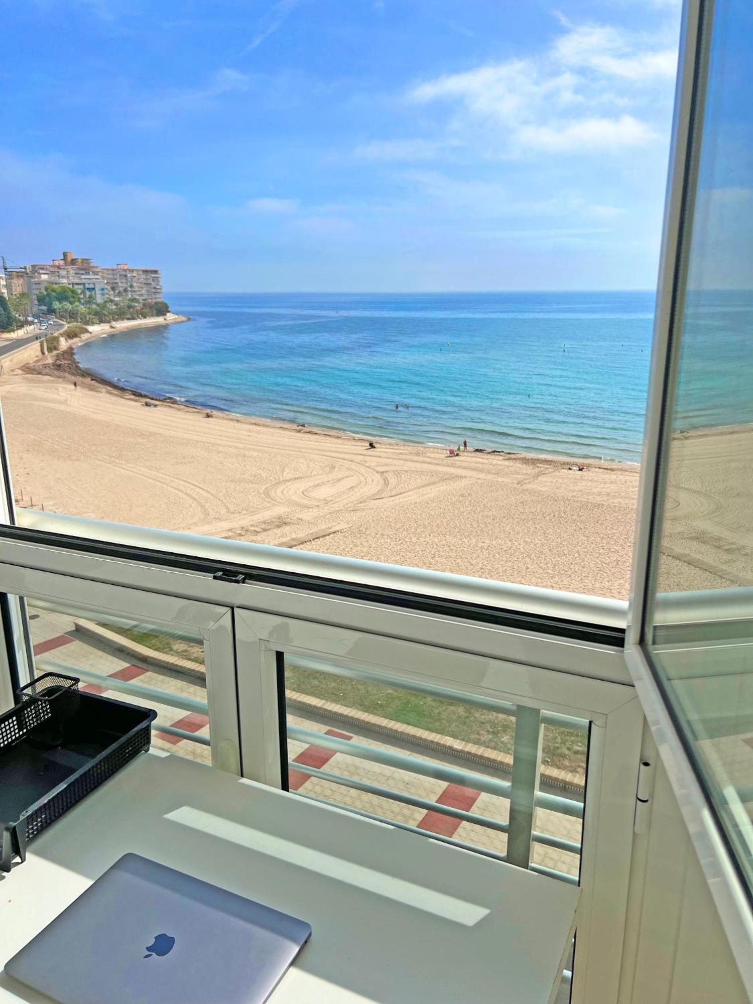 엘 캄펠로 Atico Frente Al Mar 2 Terrazas Barbacoa Y Parking Sujeto A Disponibilidad 아파트 외부 사진