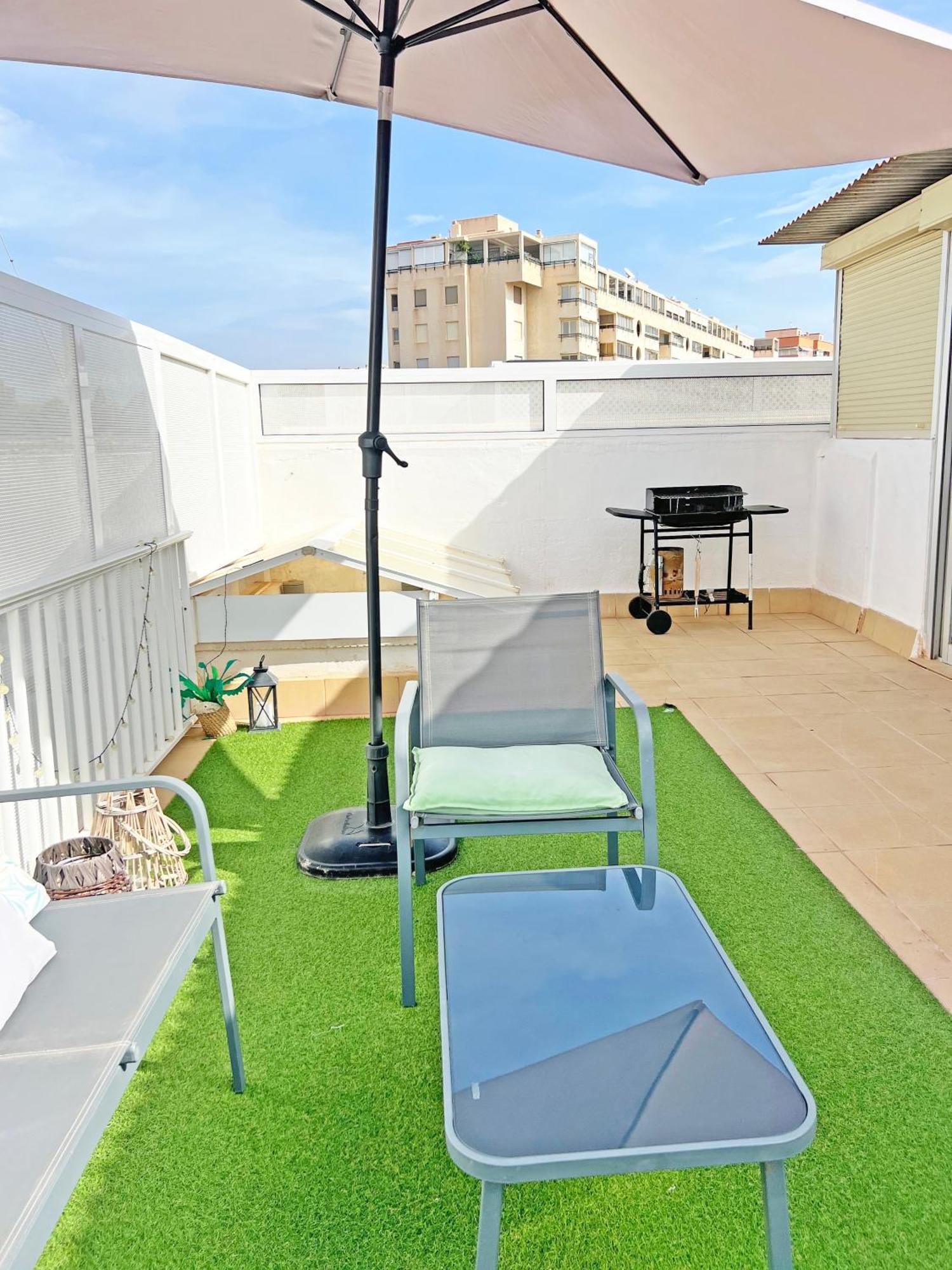 엘 캄펠로 Atico Frente Al Mar 2 Terrazas Barbacoa Y Parking Sujeto A Disponibilidad 아파트 외부 사진