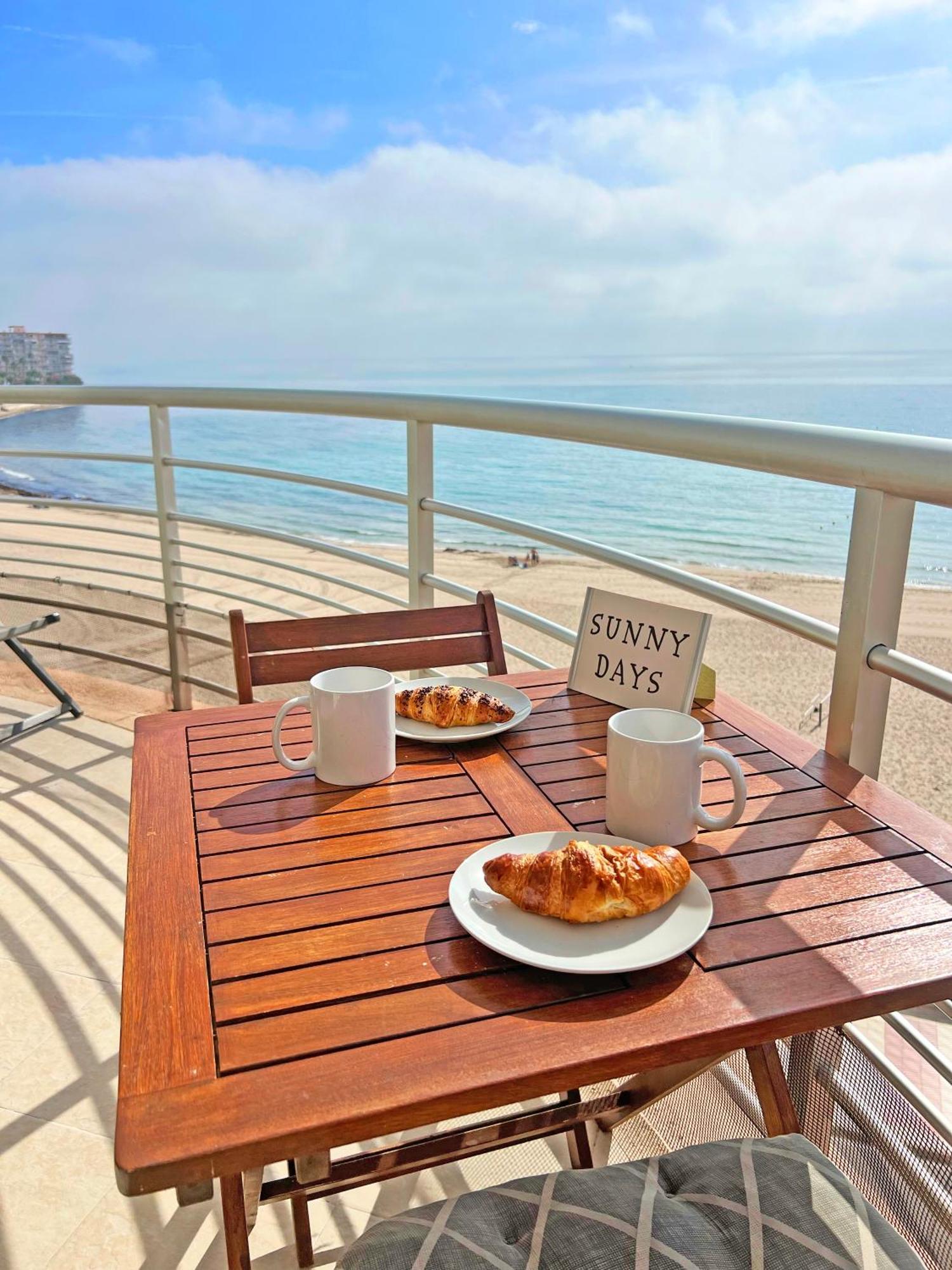 엘 캄펠로 Atico Frente Al Mar 2 Terrazas Barbacoa Y Parking Sujeto A Disponibilidad 아파트 외부 사진