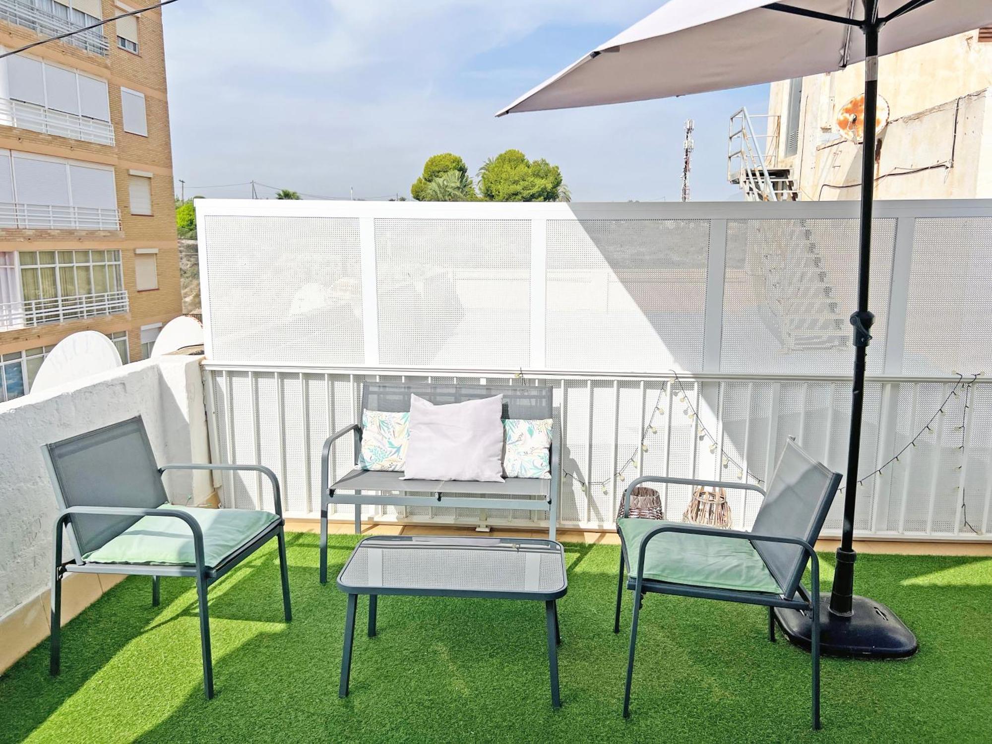 엘 캄펠로 Atico Frente Al Mar 2 Terrazas Barbacoa Y Parking Sujeto A Disponibilidad 아파트 외부 사진